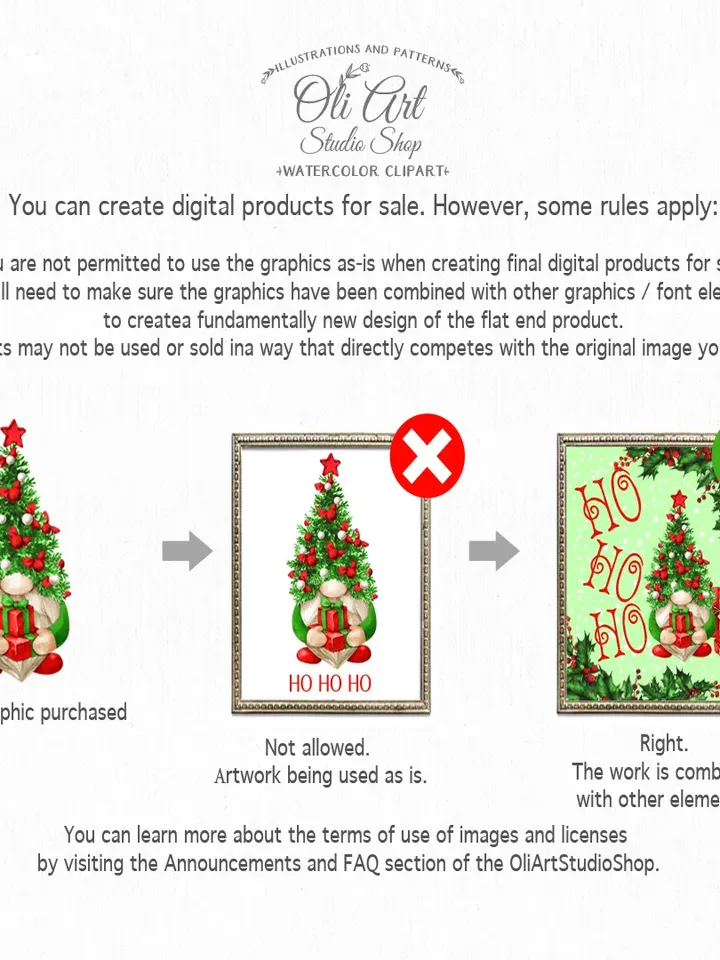 Christmas gnome. Shristmas lantern. Cute Characters, Hand Drawn graphics. Digital Download. OliArtStudioShop