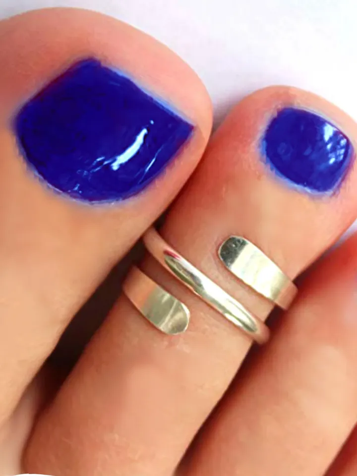 Gold Toe Ring, 14k Gold Filled Wrap Around Adjustable Toe Ring Toe Rings For Women Toe Ring Gold Open No pinch