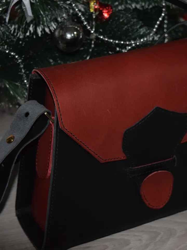 Leather Women's Bag Pattern, PDF Pattern, Women's Bag Template, DIY