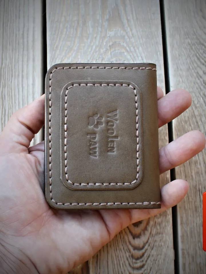 BF-leather pattern - simple bifold wallet. Download pattern PDF/SVG.