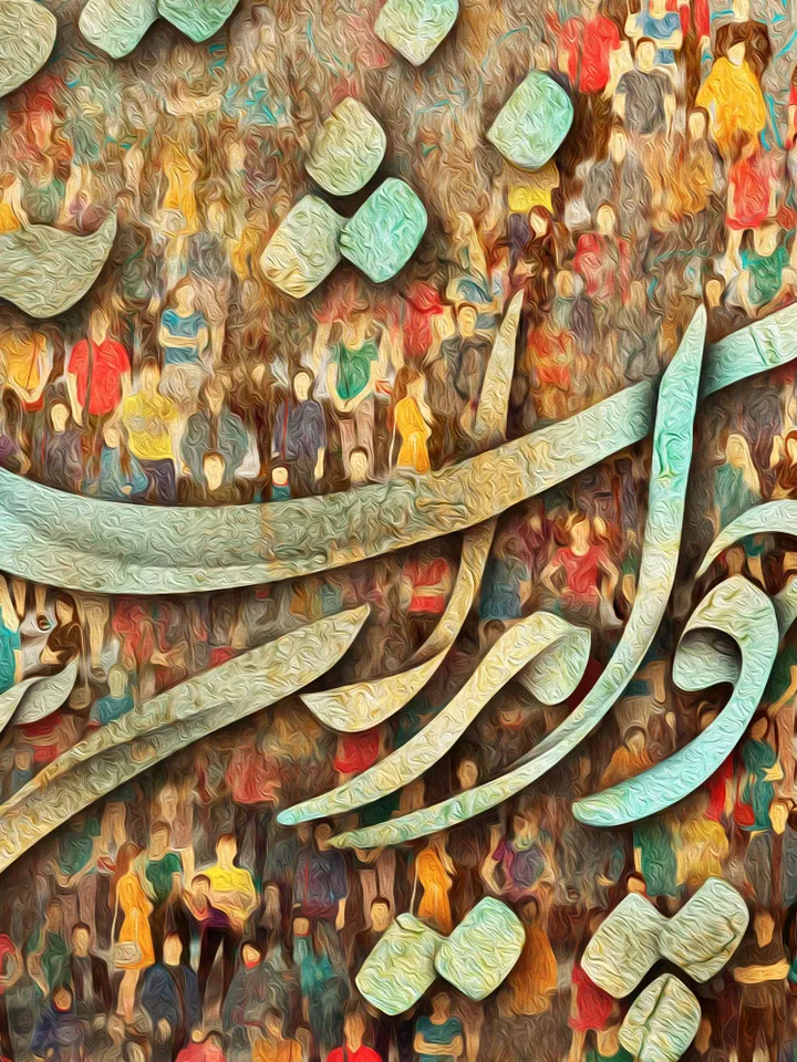 Cho IRAN nabashad | Persian Calligraphy Wall Art Print | Traditional Persian Gift | Persian Art