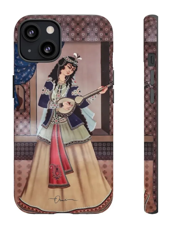 Persian Traditional Musician Girl Tough Cases