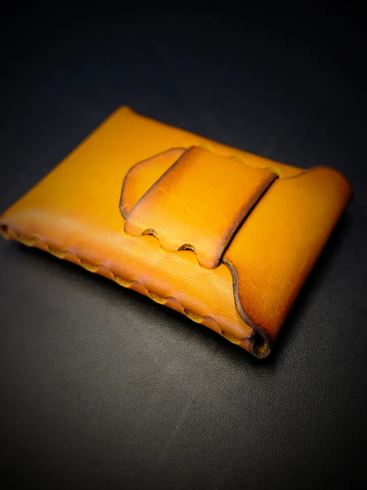 leather pattern - stitchless mini wallet. no stitch wallet. NS2