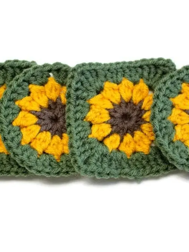 Sunflower Coaster Set, Coffee Mug Coasters, Spring Flowers, Summer Time Décor, Home and Living Decorations, Gifts for Her, Mother's Day Idea
