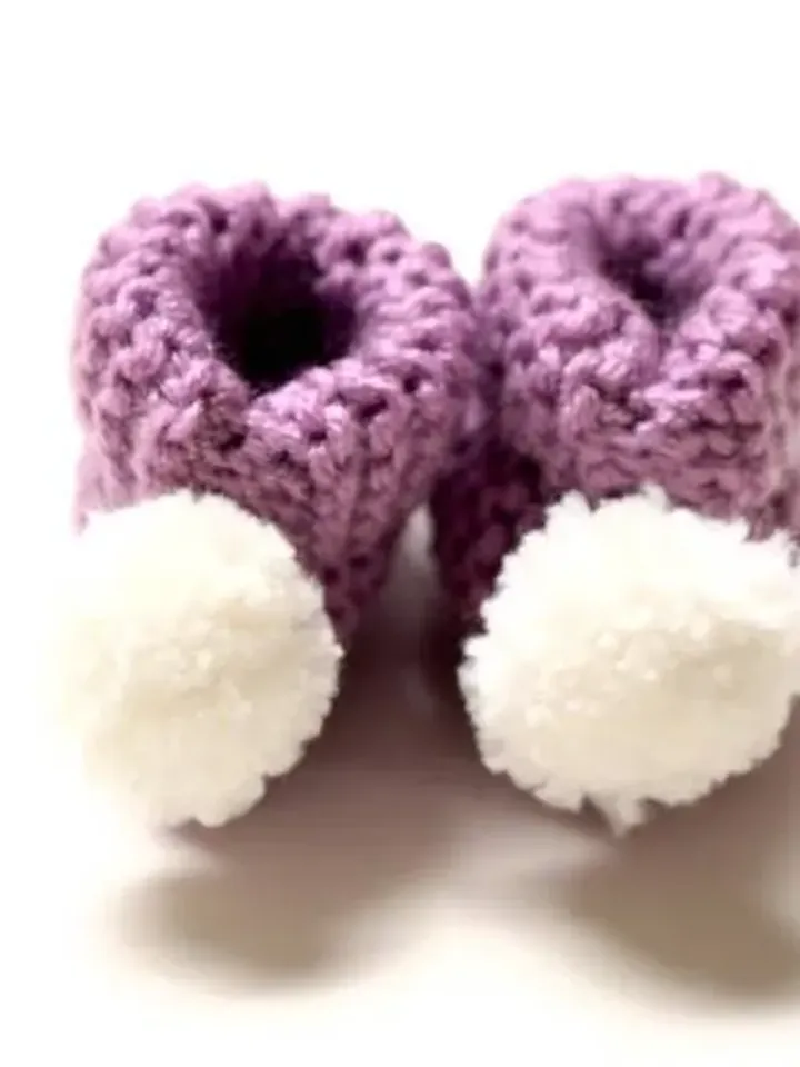 Cottontail Bunny Rabbit Face Hat and Booties Set for Babies, Newborn Crib Hats, Baby Shower Gift Ideas, New Baby Shoes and Socks, Expecting
