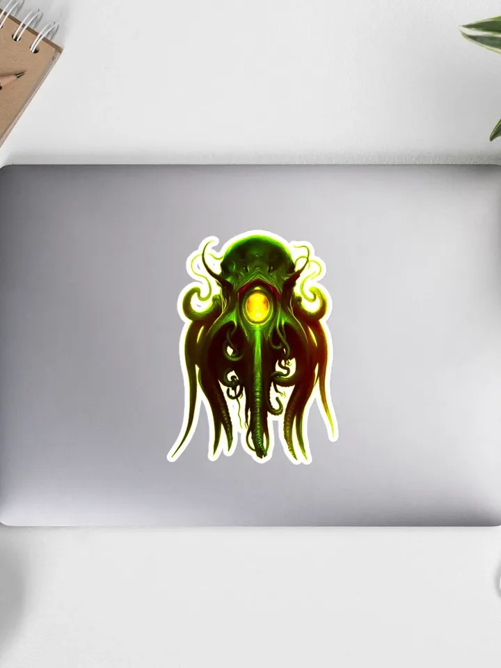 The Deep Ones Kiss-Cut Sticker | HP Lovecraft Vinyl Sticker, Glossy Sticker, Call of Cthulhu Merch, Tabletop Roleplaying Accessory