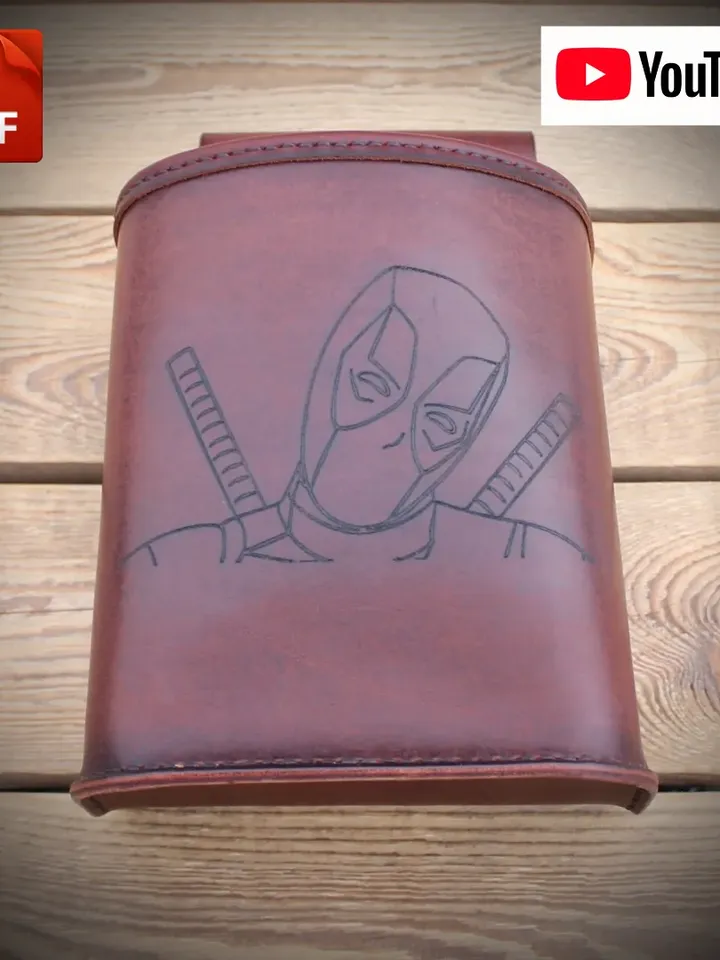 Leather pattern - shotgun ammo pouch. BG19