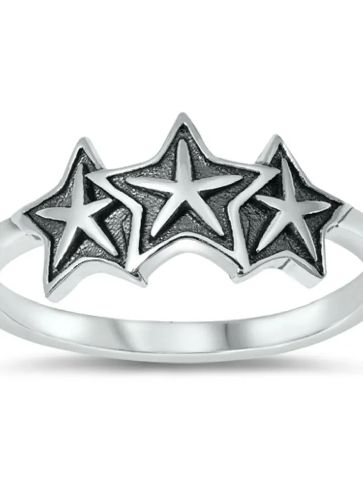 Toe Ring, Toe Rings, Sterling Silver Toe Ring, Sterling Silver Star Toe Ring, Star Toe Ring, Adjustable Toe Ring, Size 3 4 5 6 Rings women