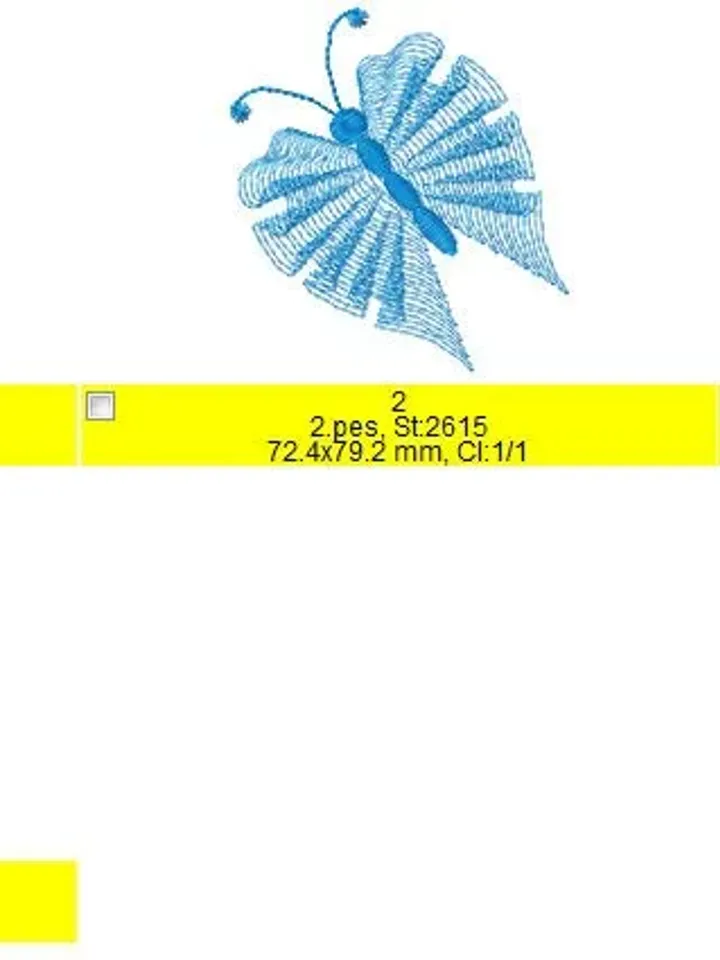 Butterfly embroidery file Machine Embroidery designs for baby girl
