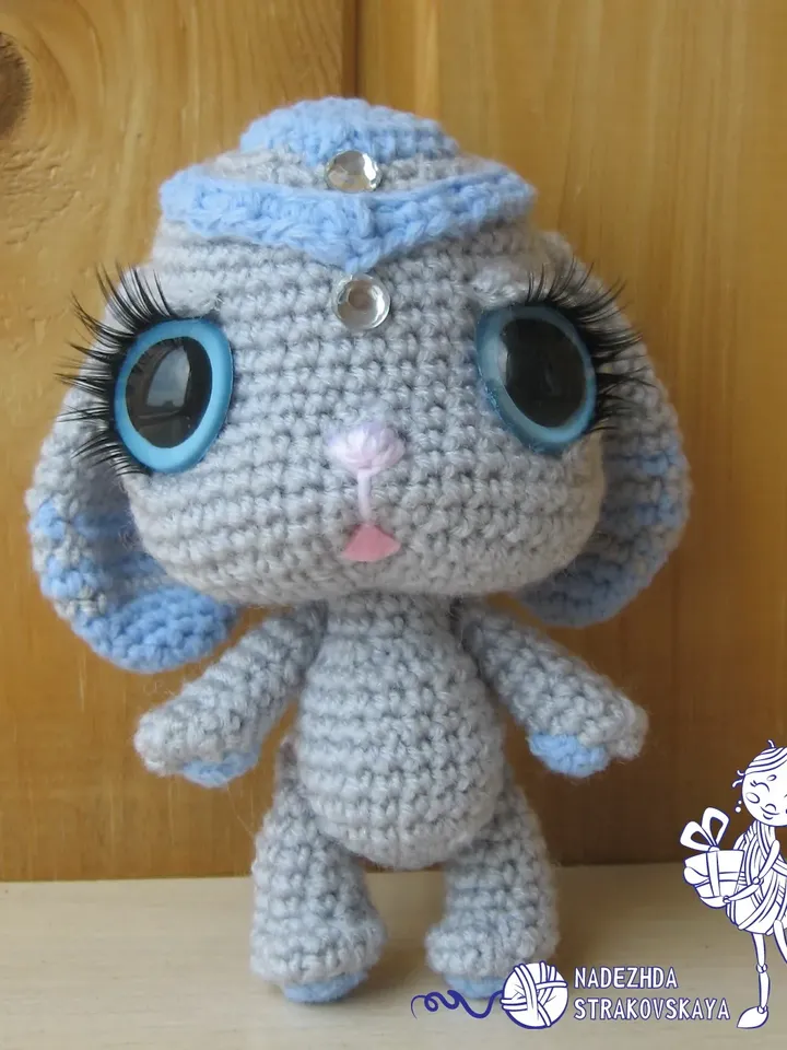 TUTORIAL: Kawaii style Bunny cute little crochet pattern*