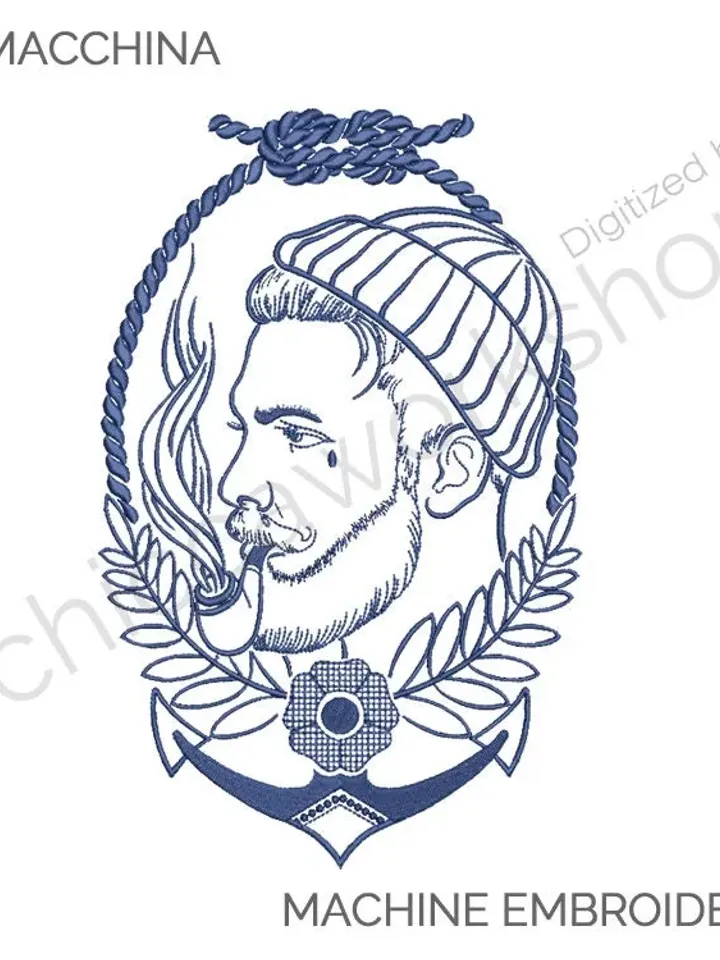Sailor Man - Ricamo a macchina - Download Digitale