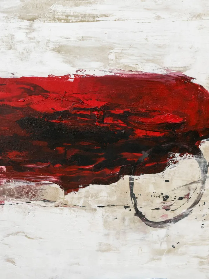 Large abstract Painting,Abstract Painting,Original Artwork,Abstract Art,Red Abstract Painting,Painting on canvas,Modern Painting,Home Decor