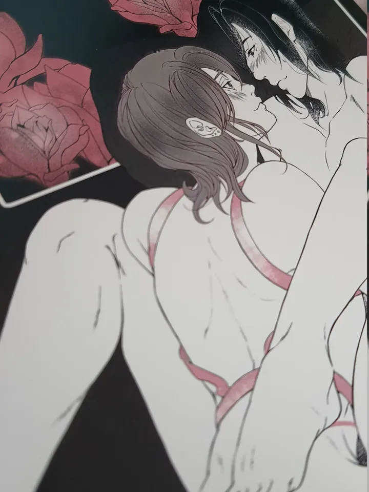 Riba | KiNKtober 2020 Druck/Poster Matt | A4 Größe (210 x 297mm, 8,3 x 11,7 Zoll) | Yaoi | Yaoiart