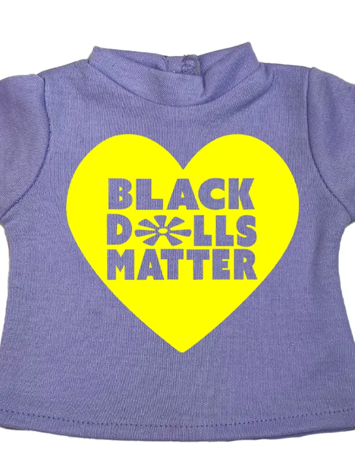 Black Dolls Matter® 18 Inch Doll Tee Shirt