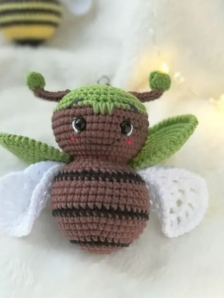 Crochet bug pattern, amigurumi insect tutorial little beatle, easy to follow PDF pattern by CrochetToysForKids