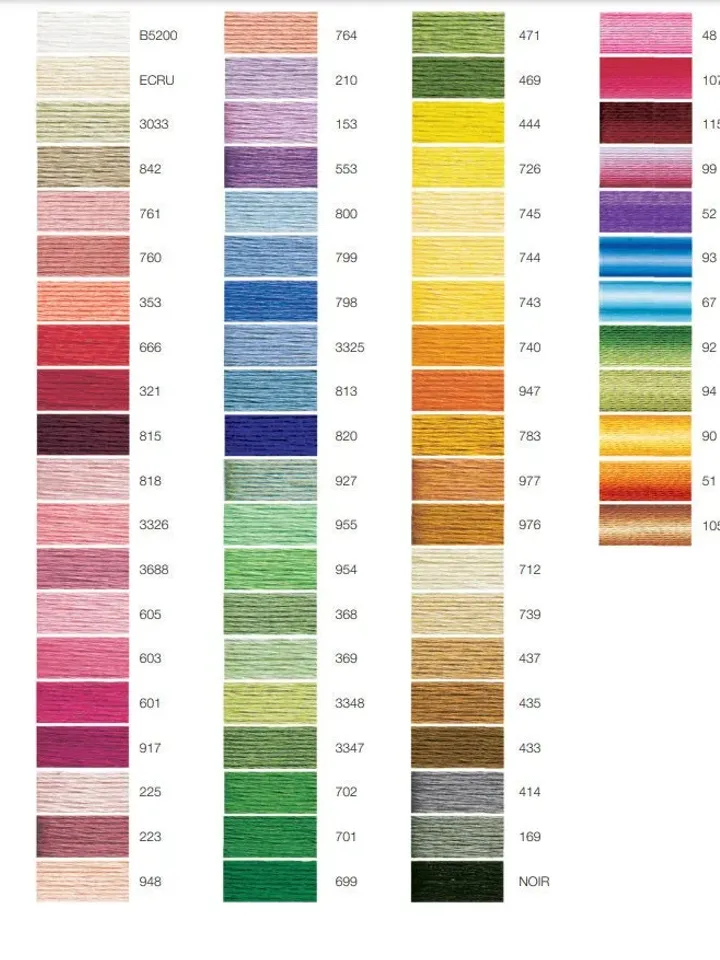 DMC Brilliant Tatting Cotton Thread Size No 80 , Colorfast Lace Making Spécial Dentelles Article 19 , dmc no80