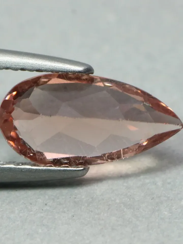 1.28 CT AAA Significant Pear Cut 100% Natural Ultra Rare Red Apatite
