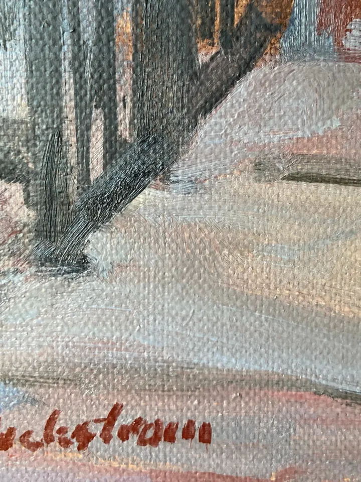 East Village Cityscape Painting - From 10th Street Russian Baths/NYC - 18x24 Oil on Linen, Urban Impressionism, Large Original Landscape