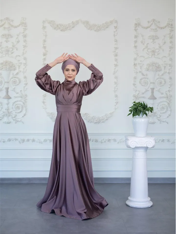 AHUNARE HIJAB - Bridesmaid Dress, Muslim Evening Dress, Nikah, Islamic Wedding, Engagement, Bridesmaid, , Prom Dresses, Long Dress,