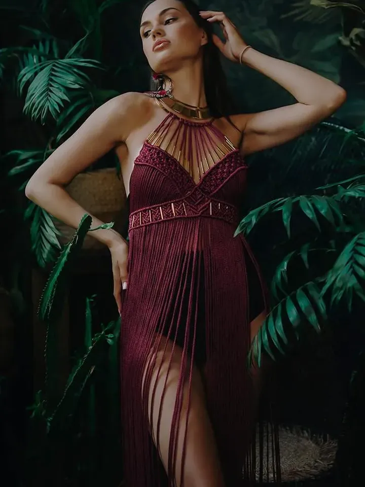 Madeira Macrame Dress