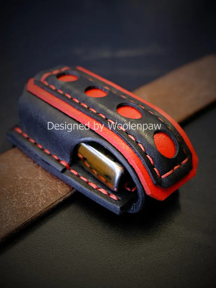 Zippo Case Sport - leather pattern. EDC22