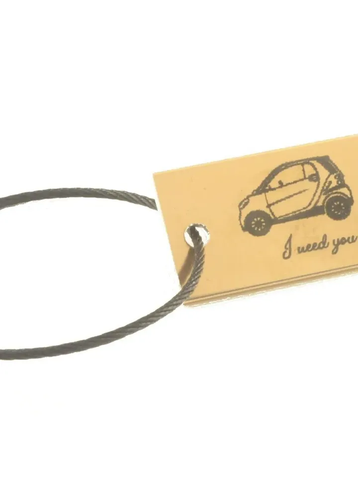 Drive Safe First Car Logo Keychain, New Driver Gift, Key Ring Personalized for Son or Daughter, Auto Logo Mini Cooper Smart VW Audi Dodge