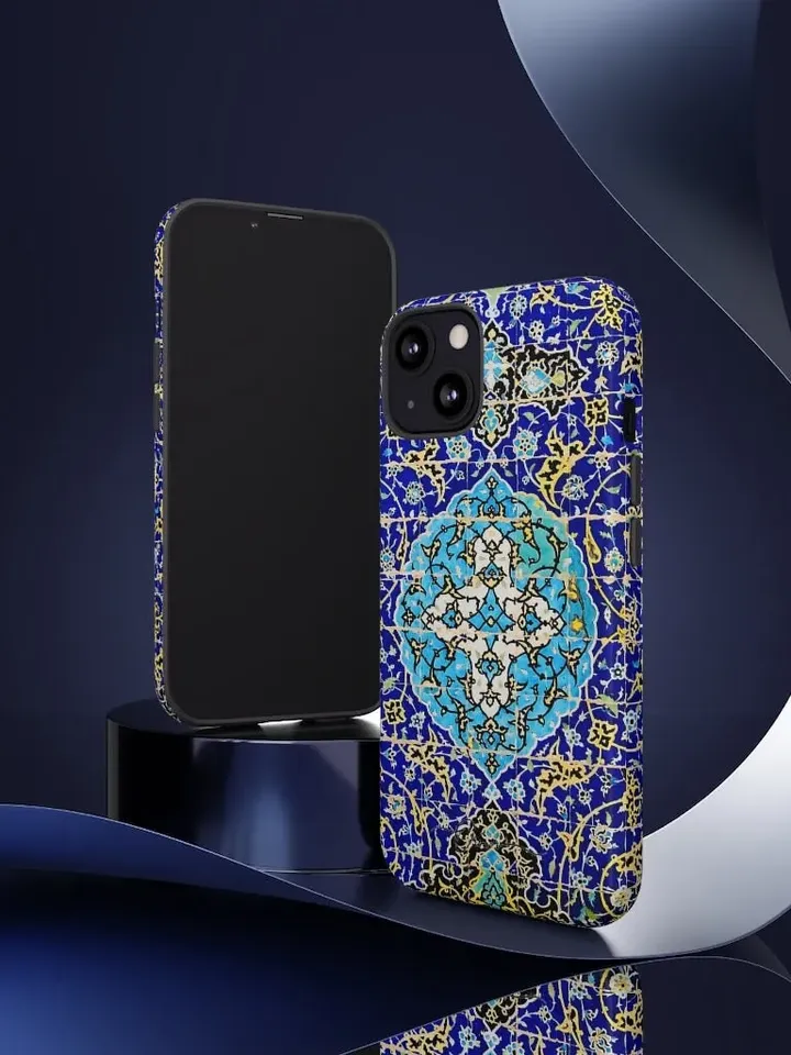 Persian Tile Tough Phone Cases | Persian Art iPhone Samsung Case Cover