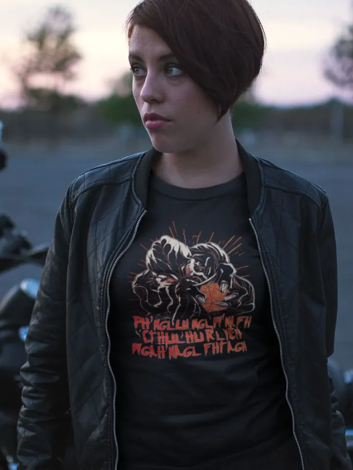 Cthulhu Fhtagn T-Shirt (Unisex) | Dungeons and Dragons Cthulhu Shirt, Tabletop Roleplaying Game Tee, HP Lovecraft Call of Cthulhu Mythos Tee