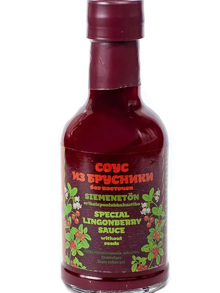 A set of sauces from the berries of the North (cloudberries, cranberries, lingonberries) 3 x 200 gr ( 7.05 oz)