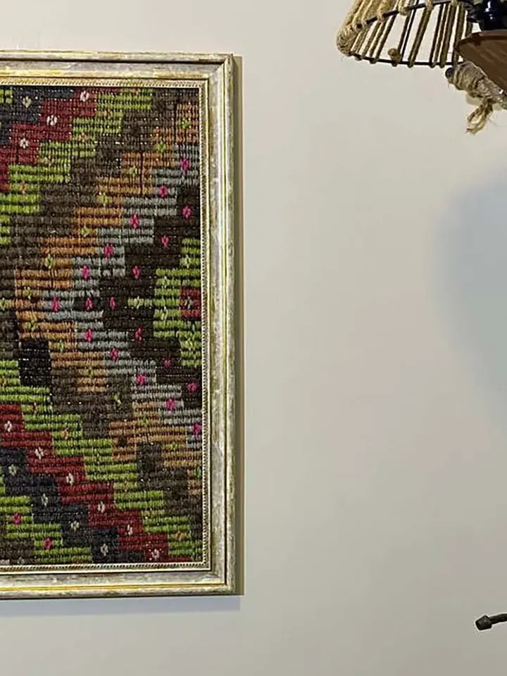 Hand-Woven Vintage Kilim Wall Hangings - Unique Home Decor - 50x70 cm - Boho Chic Woolen Art