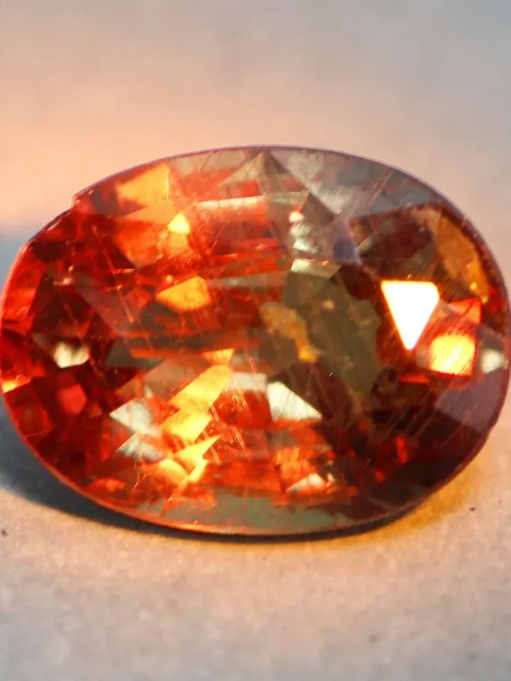 1.38 CT Stunning Rarest Unheated 100% Natural Color Change Garnet Tanzania