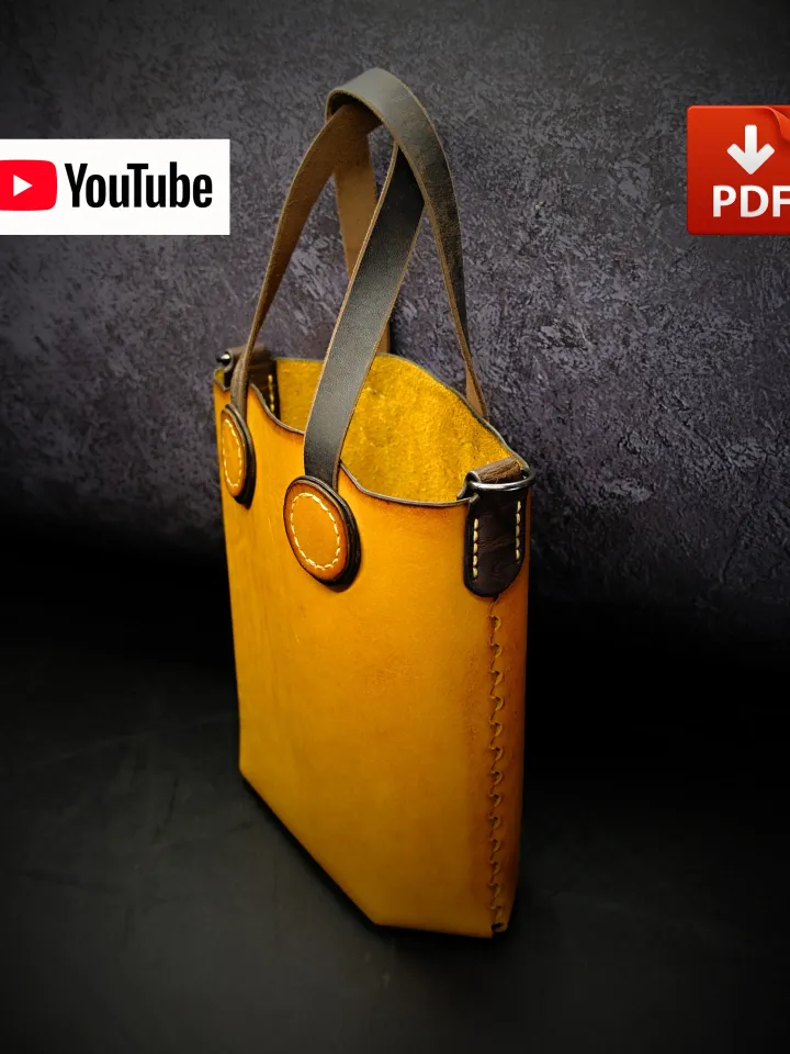 Leather pattern - Tote bag / Baby tote bag  - by Woolenpaw NS8
