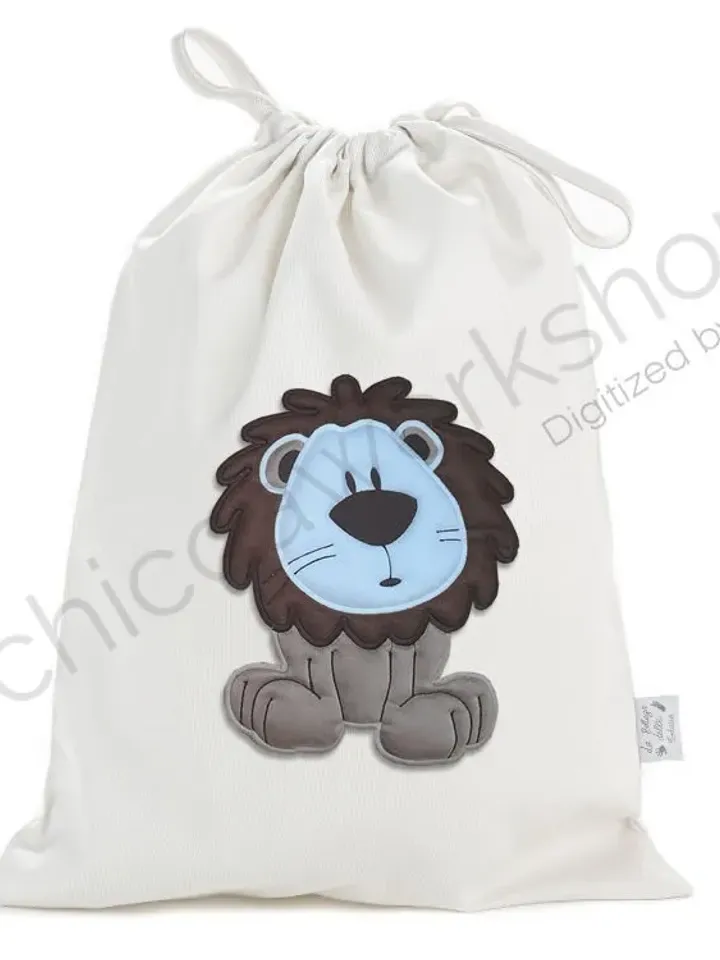 Leone Applique Imbottito - Ricamo a macchina con tutorial