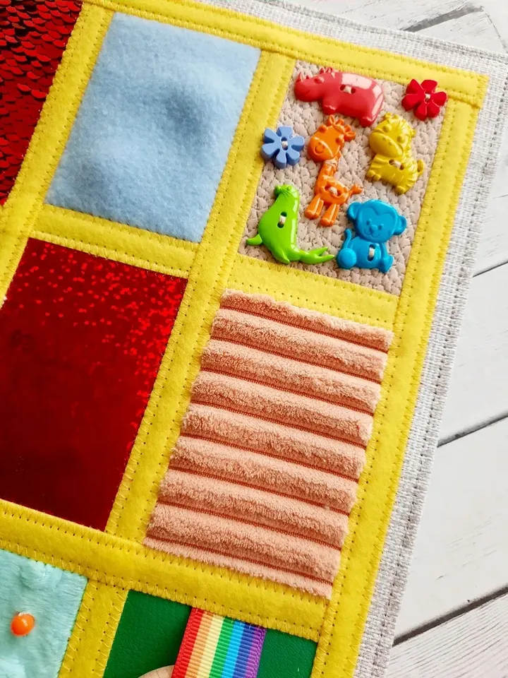 Sensory busy board Autism, Fidget blanket mat dementia, Lap blanket quilt for Alzheimers, Activities for restless hand