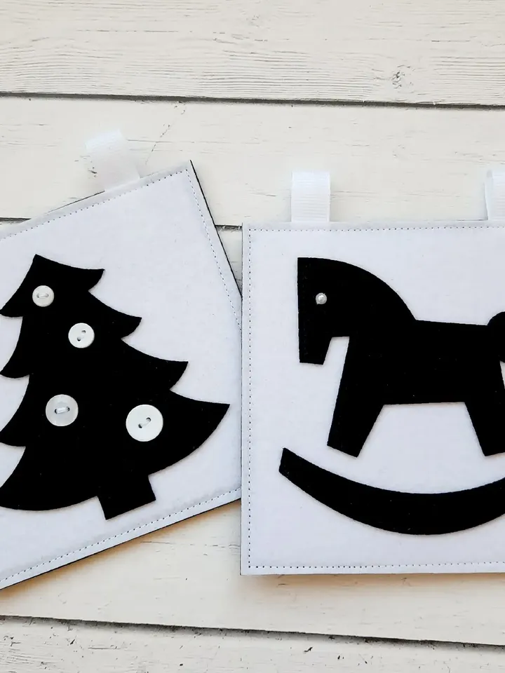 Baby shower,Contrast cards,Black and White cards,baby sprinkle,Felt Newborn book,Montessori gift,Expecting mom gift,Newb
