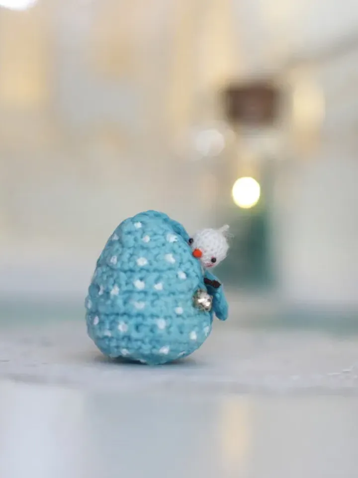 Christmas snowman handmade miniature dollhouse toy holiday shelf sitter small gift for best friends surprise box