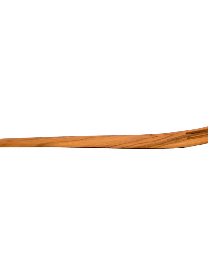 Hand Carved Olive-Wood Curved Fork with 3 Points - AKwood Albanian Cooking Utensils - Wooden Fork / rustic kitchen decor / best quality