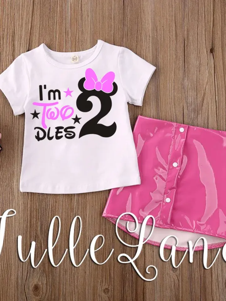 Oh Toodles, I'm TWO Mouse Birthday TWOdles 2nd  Second  Birthday Digital design Cricut svg dxf eps png ipg pdf cut file