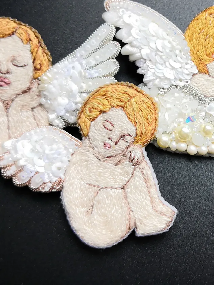 Angel brooch pin brooches for woman handmade jewelry jewelry gift gifr for woman