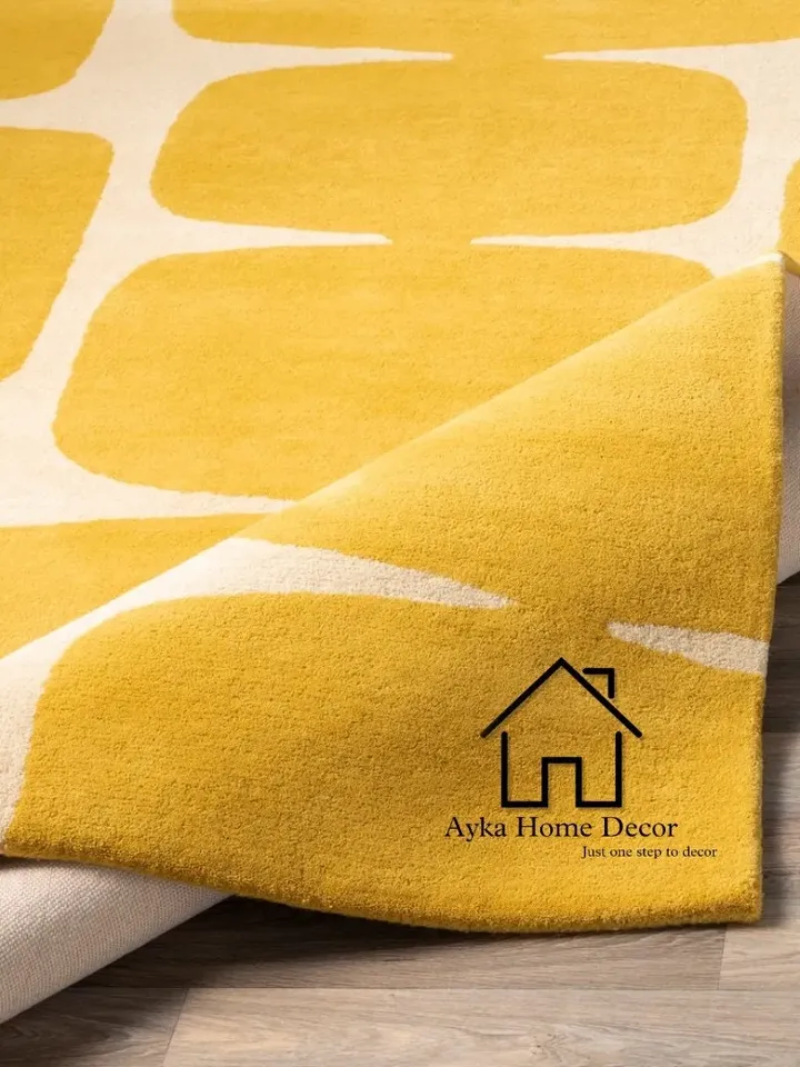 Designer Hand Tufted Wool Area Rug Modern Area Rug Handmade Area Rug Hand Tuft Rugs Mordern Rugs Living Room Rugs Bed  / Hall Rugs/Christmas