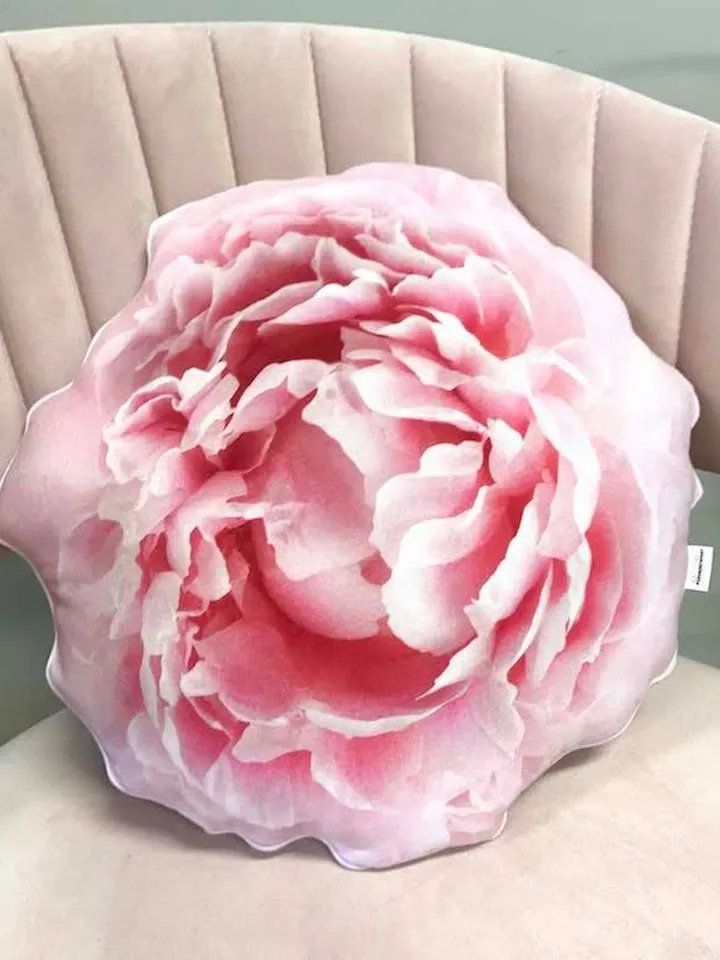 Peony pillow / peony flower / pink flower pillow / pink peonies / flower cushion / peony rose / peony cushion /