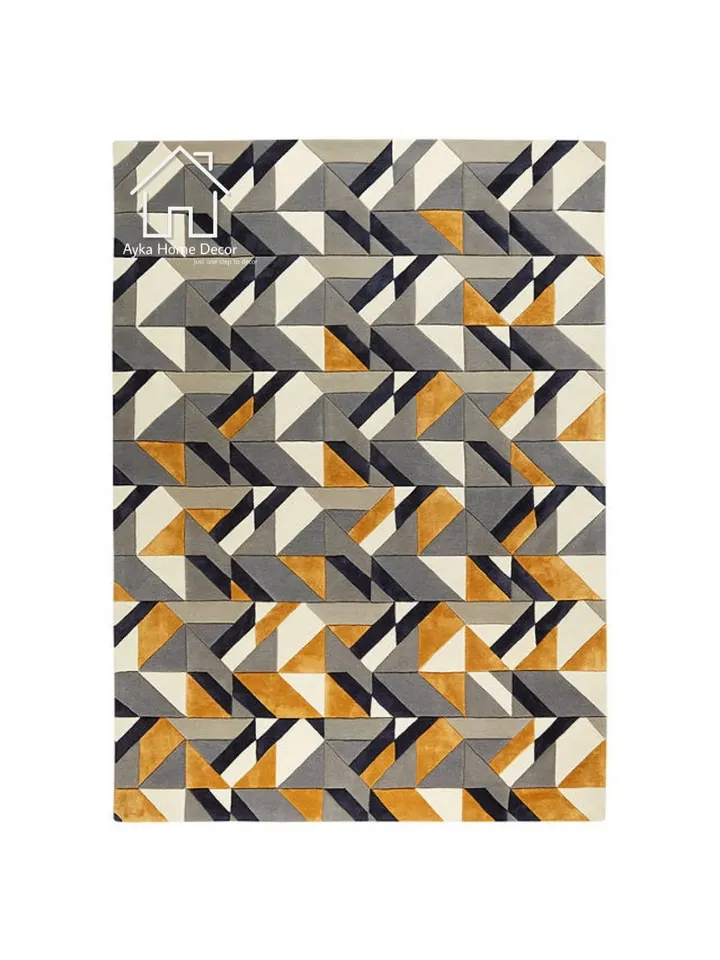 Designer Hand Tufted Wool Area Rug Modern Area Rug Handmade Area Rug Hand Tuft Rugs Morden Rugs Living Room Rugs Bed Vintage Rug / Christmas