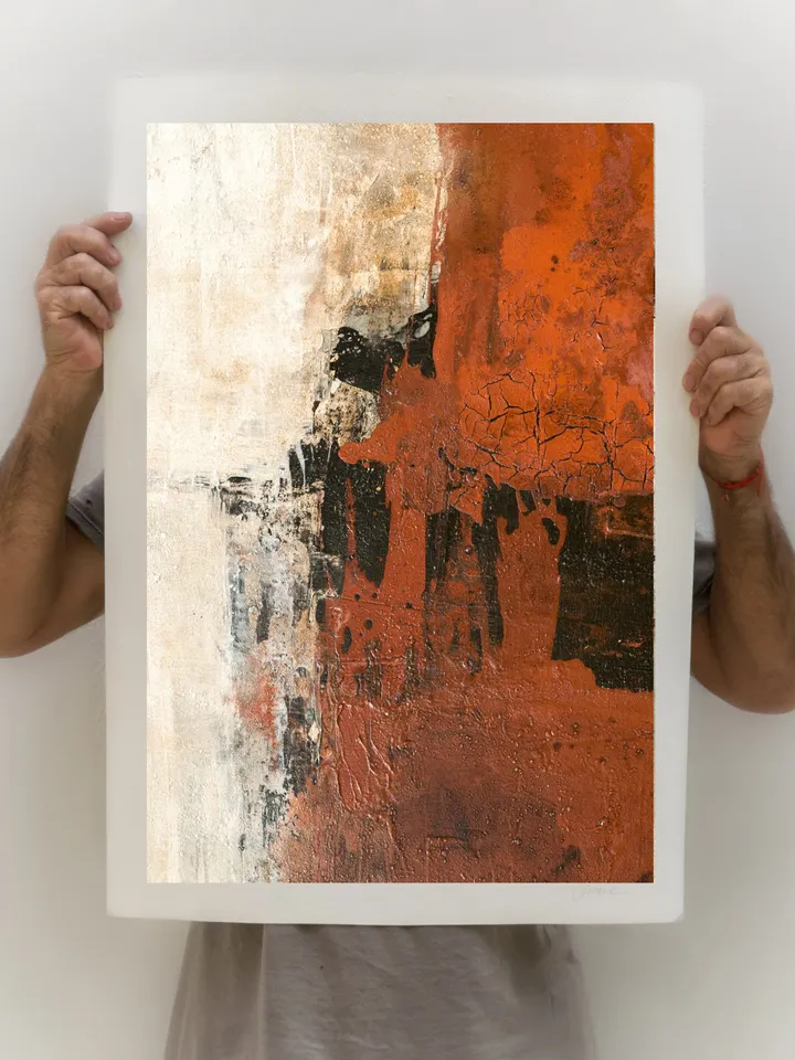 Digital Print, Extra Large Wall Art Abstract, Figurative Art, Modern Painting, Abstract Painting, Wall Decor, Warm Living Room Decor, Art