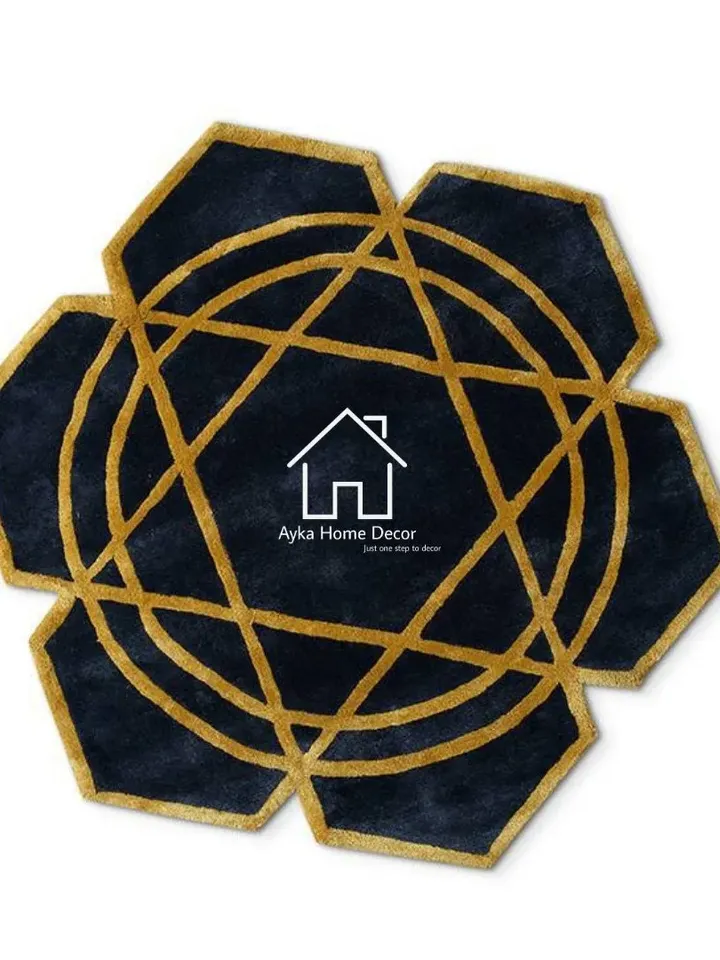 Multi Pomo Viscose Area Rug For Hall Kitchen Living Room Bed Room Bath Room Dining Room Kids Room Carpet / Christmas Gift / Handmade Rugs
