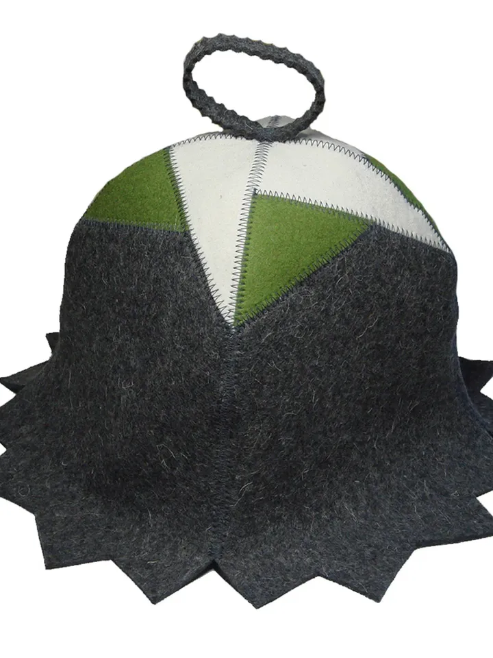 Russian Sauna Hat Designer II Wool Saunahut Banya Bath