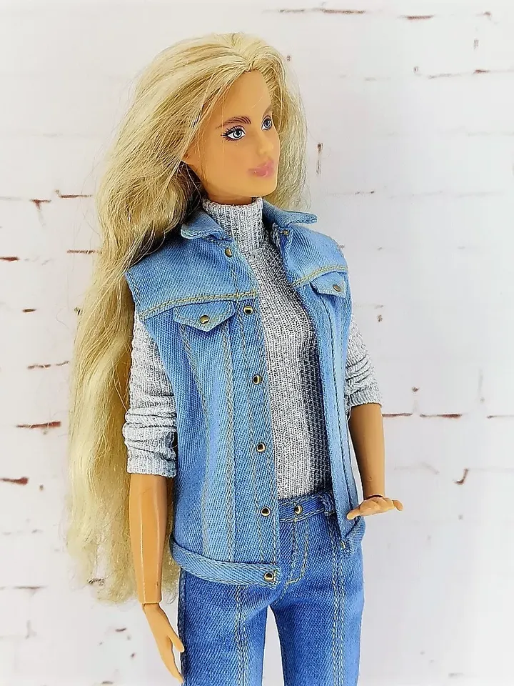 Denim set for Barbie Tall doll and other similar dolls