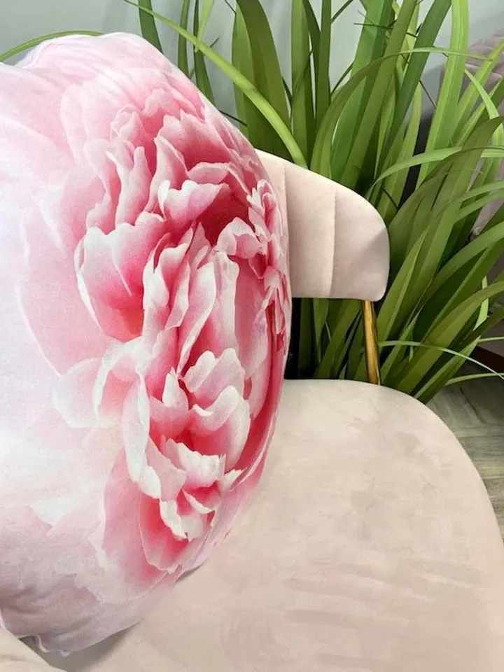 Peony pillow / peony flower / pink flower pillow / pink peonies / flower cushion / peony rose / peony cushion /