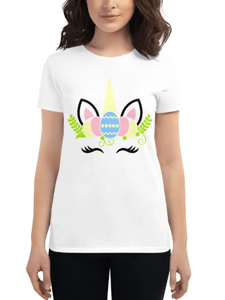 Easter  Unicorn Egg Spring Flowers Petunia Petals Girl Easter digital design Cricut svg dxf eps png ipg pdf, cut file