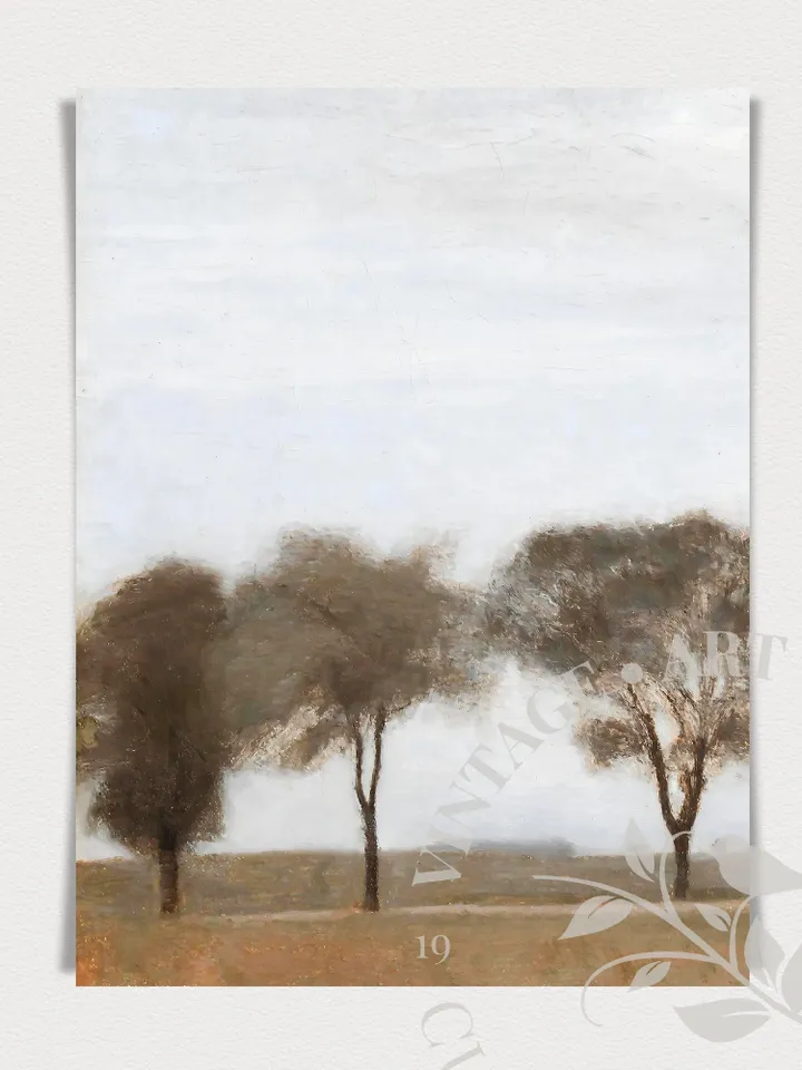 vintage landscape prints set triptych wall art antique oil painting Large Printable Decor, Digital Downloadable | 321 S3