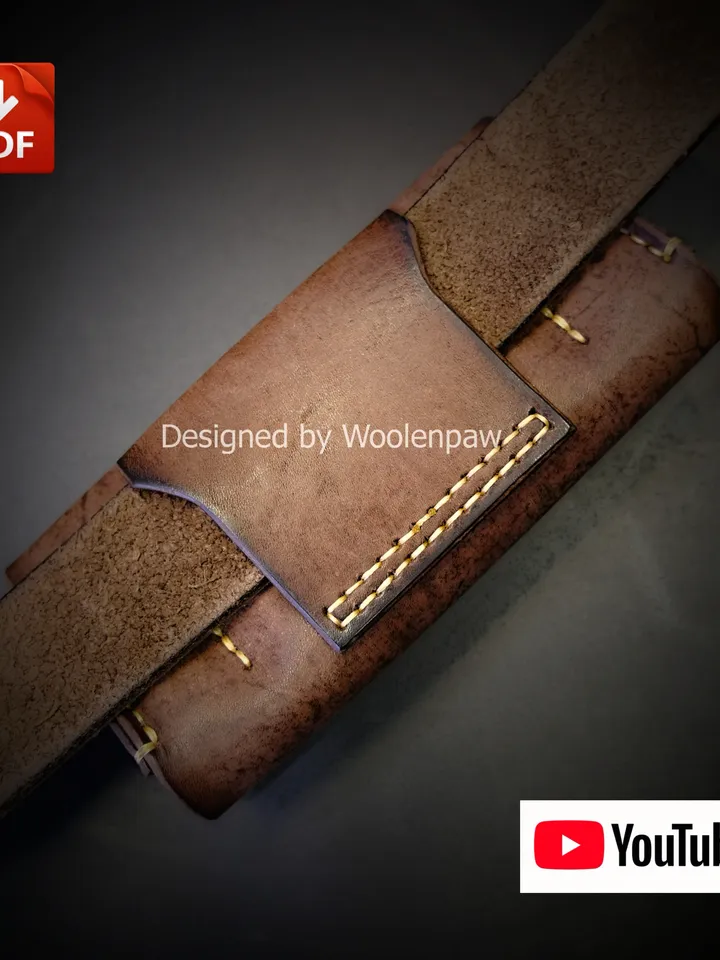 Bandolier "New" 6 shot 12 or 16 guage leather pattern. OTH14